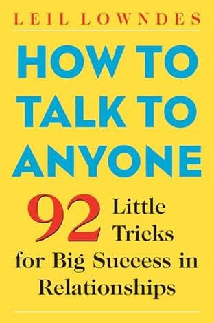 HOW TO TALK TO ANYONE